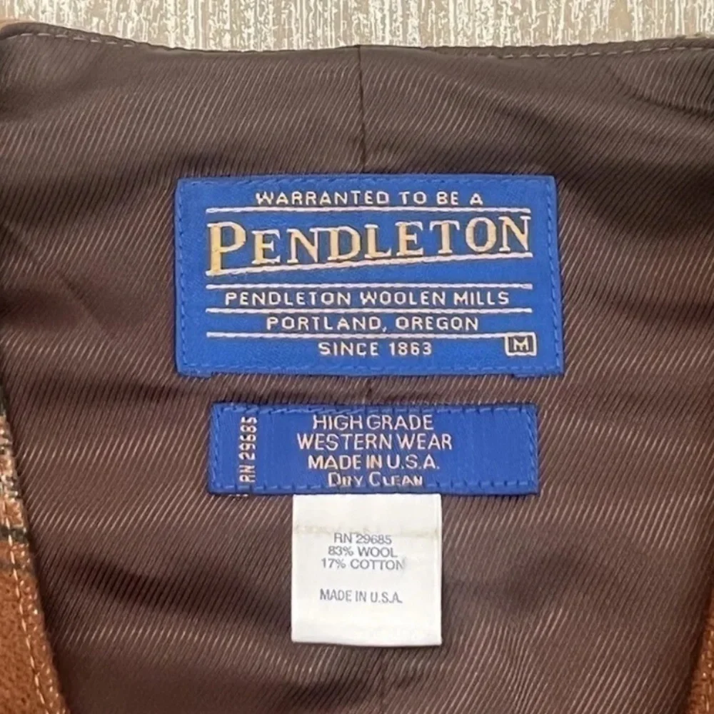 Pendleton vintage early 70s Tantanka vest extraordinary condition. Unisex. - Picture 15 of 15